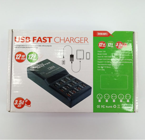 USB Charging Hub 12 Port 12AMP Hub W858