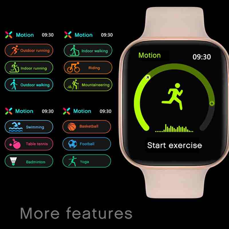 FK100 Smart Watch 1.69 Wireless Charging Smartwatch - Image 3