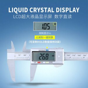 Carbon Fiber Composites Digital Caliper 0-150mm Gauge Micrometer Measuring Tool