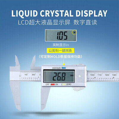 Carbon Fiber Composites Digital Caliper 0-150mm Gauge Micrometer Measuring Tool