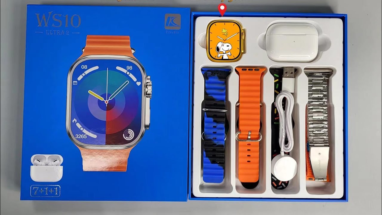 WS10 Ultra 2 Smart Watch with Airpods
